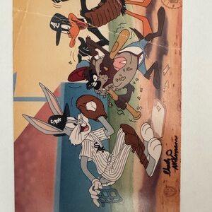 Looney Tunes Baseball Cartoon Art Print
